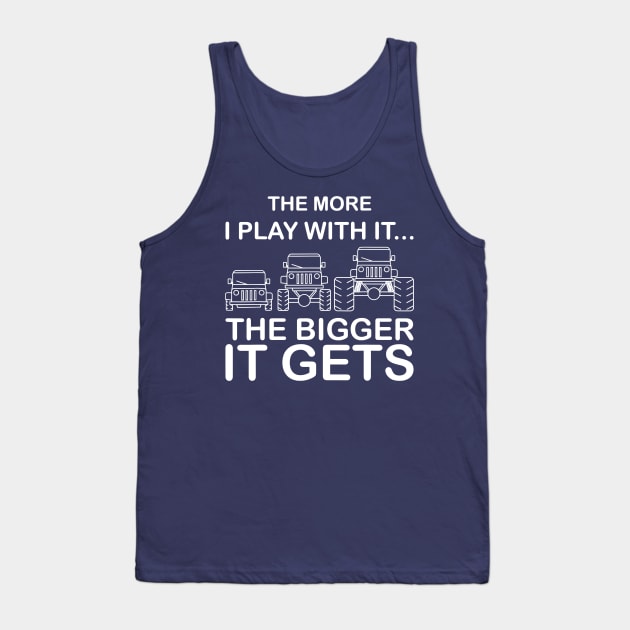 Cool The More I Play Tank Top by luckyboystudio